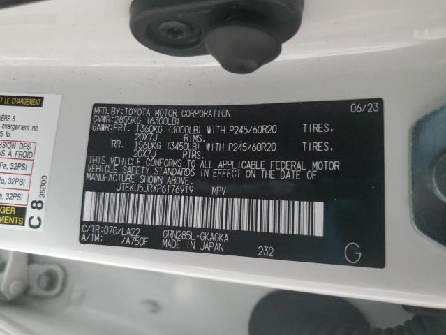 2023 TOYOTA 4RUNNER LI JTEKU5JRXP6176919