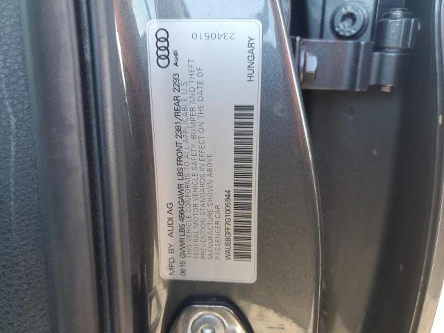 2016 AUDI A3 PREMIUM WAUE8GFF7G1005944