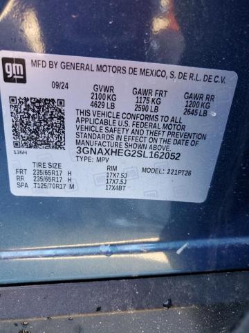 2025 CHEVROLET EQUINOX LT - 3GNAXHEG2SL162052