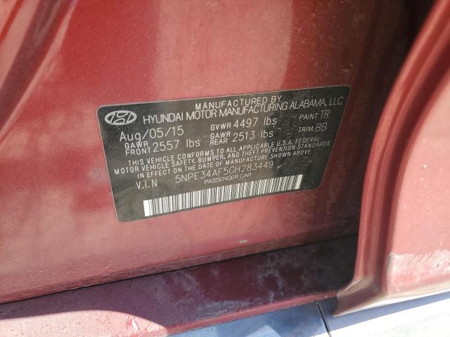 2016 HYUNDAI SONATA SPO - 5NPE34AF5GH283449