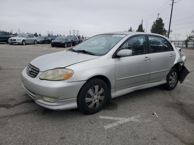 TOYOTA COROLLA CE 2003 silver  gas 1NXBR32E63Z126266 photo #1