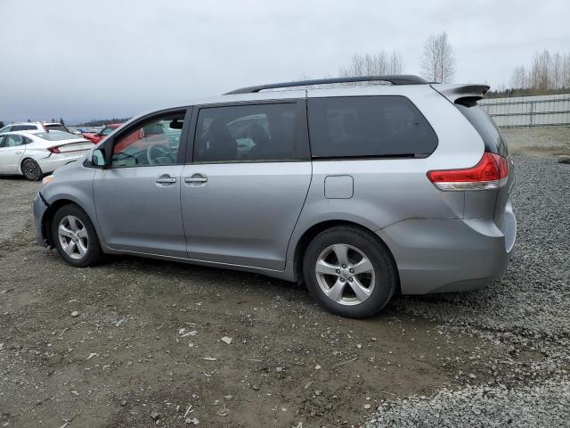 TOYOTA SIENNA LE 2011 silver  gas 5TDKK3DC5BS003274 photo #3