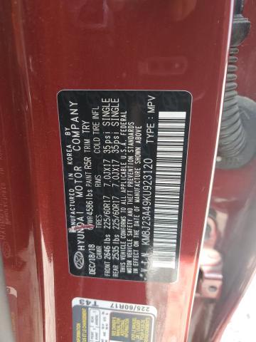 2019 HYUNDAI TUCSON SE - KM8J23A49KU923120