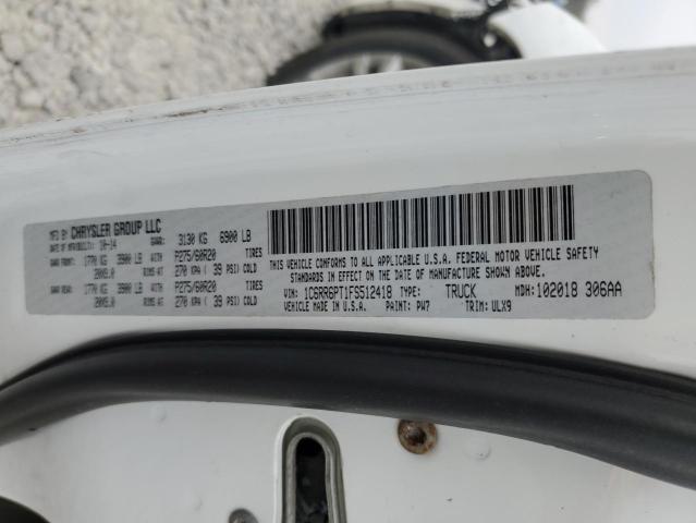 2015 RAM 1500 LONGH - 1C6RR6PT1FS512418