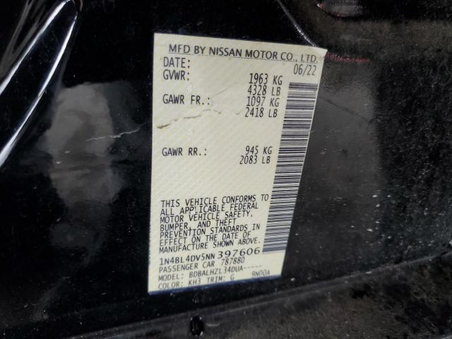 2022 NISSAN ALTIMA SV - 1N4BL4DV5NN397606