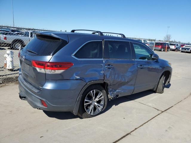 TOYOTA HIGHLANDER 2017 blue  gas 5TDBZRFH1HS437353 photo #4