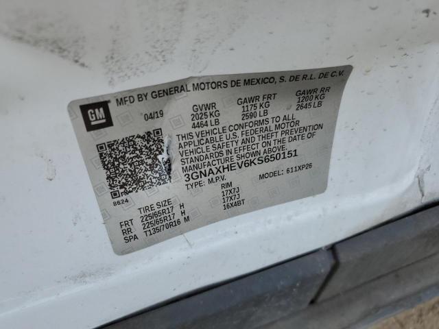 2019 CHEVROLET EQUINOX LS - 3GNAXHEV6KS650151