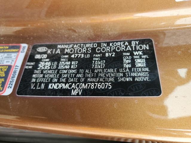 2021 KIA SPORTAGE L - KNDPMCAC0M7876075
