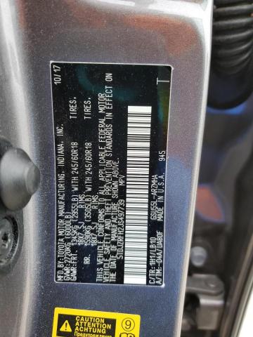 2018 TOYOTA HIGHLANDER - 5TDJZRFH2JS497739