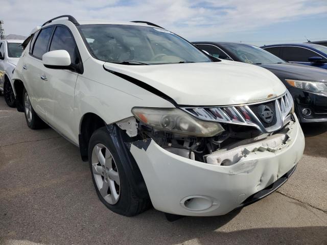 NISSAN MURANO S 2009 white  gas JN8AZ18W49W200435 photo #1