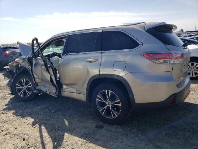Vin: 5tdkkrfh4gs140256, lot: 49825075, toyota highlander xle 20162
