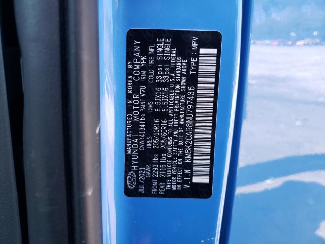 2022 HYUNDAI KONA SEL - KM8K2CAB8NU797436