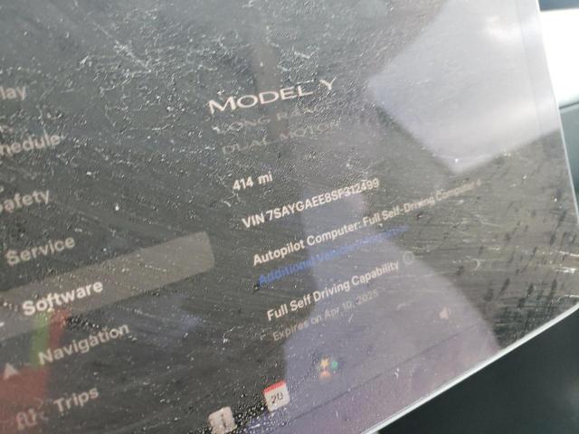 2025 TESLA MODEL Y 7SAYGAEE8SF312499