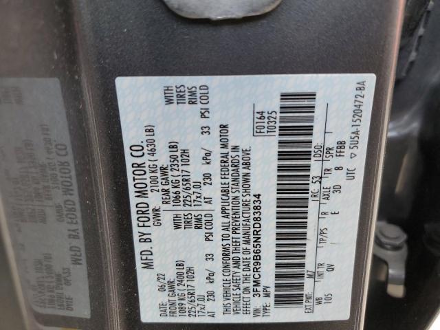2022 FORD BRONCO SPO - 3FMCR9B65NRD83834