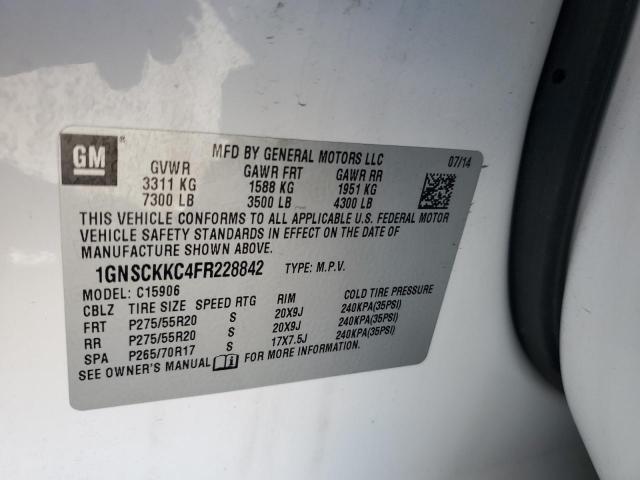 2015 CHEVROLET SUBURBAN C - 1GNSCKKC4FR228842