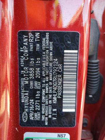 2024 HYUNDAI ELANTRA LI - KMHLP4DG7RU792124