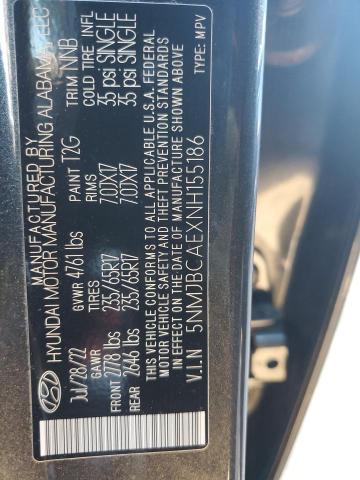 2022 HYUNDAI TUCSON SEL - 5NMJBCAEXNH155186