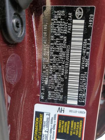 2018 TOYOTA AVALON HYB 4T1BD1EB2JU060025