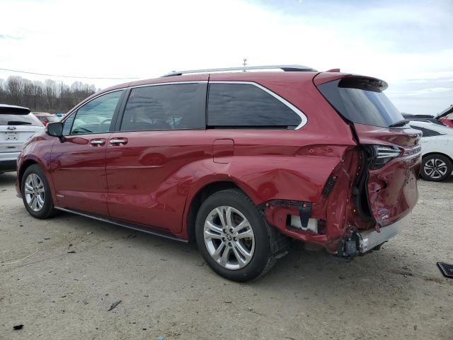 Vin: 5tdeskfc4ms003564, lot: 46649035, toyota sienna limited 20212