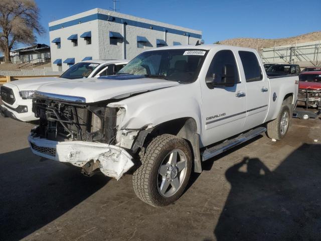 GMC SIERRA K25 2013 white  diesel 1GT125E89DF196646 photo #1
