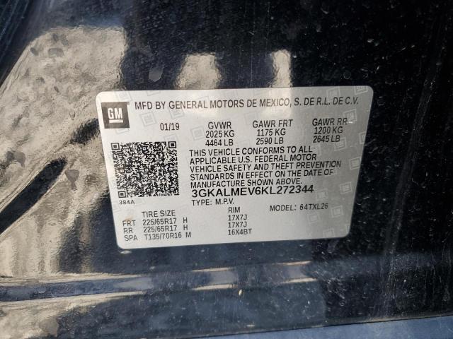 2019 GMC TERRAIN SL - 3GKALMEV6KL272344