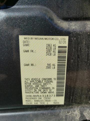 2020 NISSAN ALTIMA S - 1N4BL4BV9LN318373