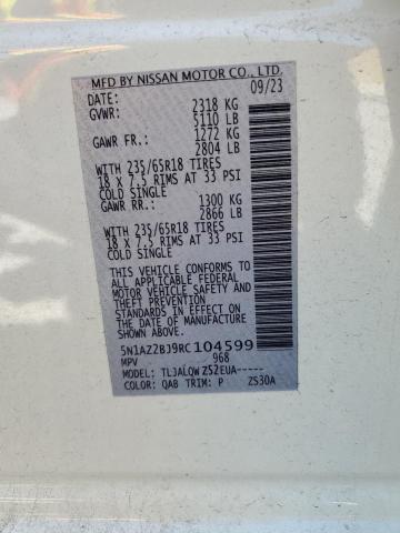 2024 NISSAN MURANO SV - 5N1AZ2BJ9RC104599