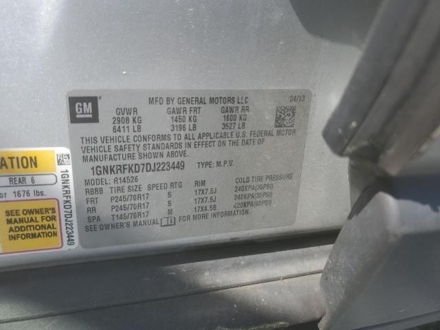 2013 CHEVROLET TRAVERSE L - 1GNKRFKD7DJ223449