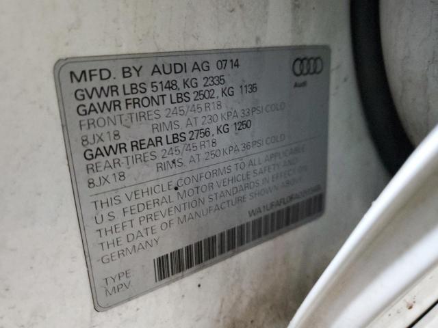 2015 AUDI A4 ALLROAD WA1UFAFL0FA020348