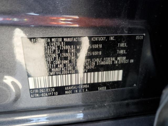2020 TOYOTA RAV4 XSE - 4T3EWRFV4LU004466