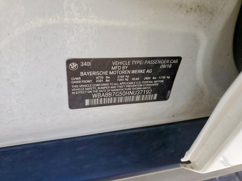2017 BMW 340 XI #3303560947