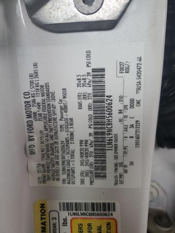 2017 LINCOLN CONTINENTA 1LN6L9NC8H5600624