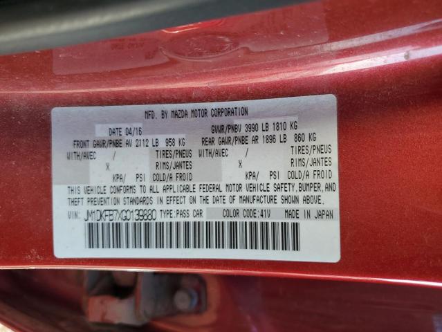 2016 MAZDA CX-3 SPORT JM1DKFB7XG0139880