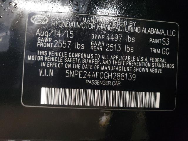 2016 HYUNDAI SONATA SE - 5NPE24AF0GH288139