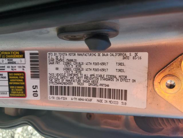 2016 TOYOTA TACOMA DOU 3TMCZ5AN4GM024559