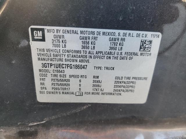 2015 GMC SIERRA C15 - 3GTP1UEC7FG186047