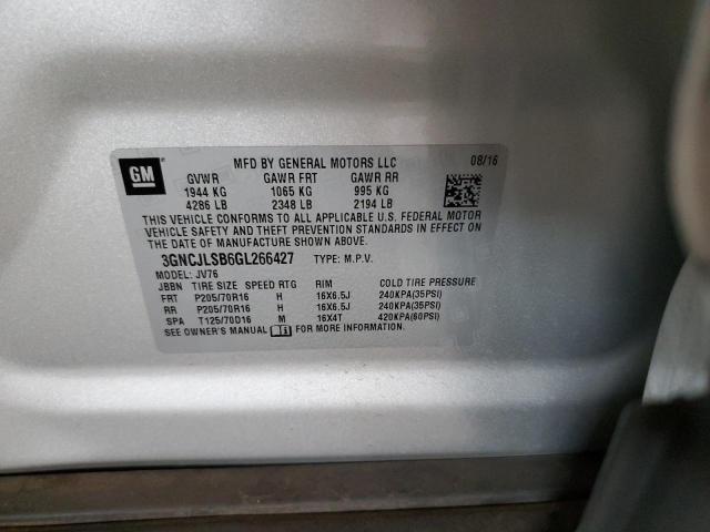 2016 CHEVROLET TRAX 1LT - 3GNCJLSB6GL266427