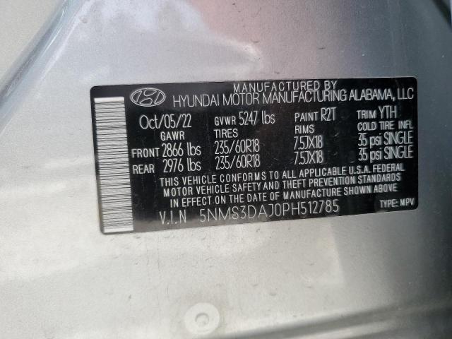 2023 HYUNDAI SANTA FE S - 5NMS3DAJ0PH512785