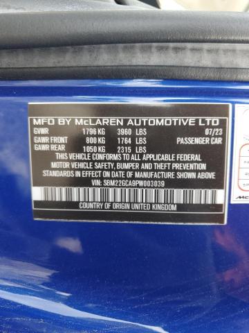 2023 MCLAREN AUTOMOTIVE GT SBM22GCA9PW003039