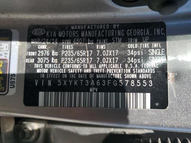 2015 KIA SORENTO LX - 5XYKT3A63FG578553