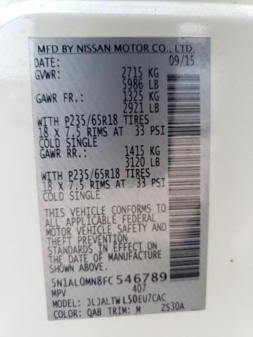 2015 INFINITI QX60 - 5N1AL0MN8FC546789