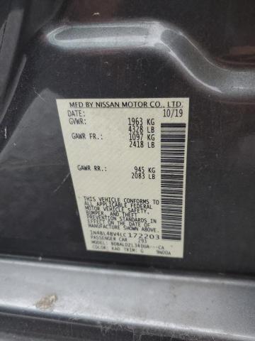 2020 NISSAN ALTIMA S - 1N4BL4BV4LC172203