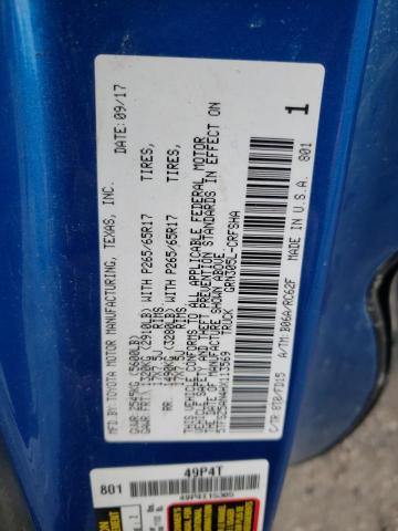 2017 TOYOTA TACOMA ACC - 5TFSZ5AN4HX113569