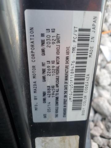 2015 MAZDA 6 SPORT - JM1GJ1U51F1189476