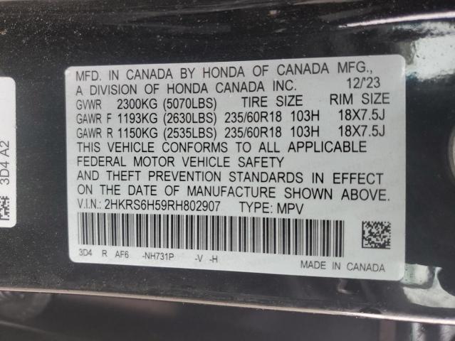 2024 HONDA CR-V SPORT 2HKRS6H59RH802907