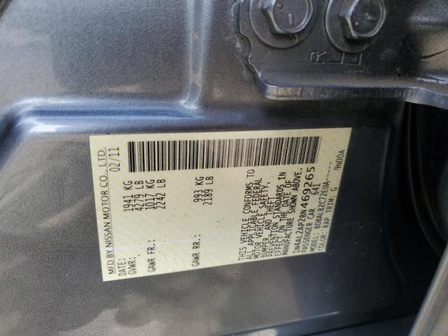 2011 NISSAN ALTIMA BAS - 1N4AL2AP2BN469265