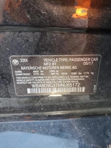 2017 BMW 330 XI - WBA8D9G37HNU65172