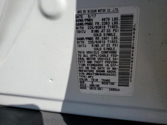 2017 NISSAN ROGUE S - JN8AT2MV9HW284352