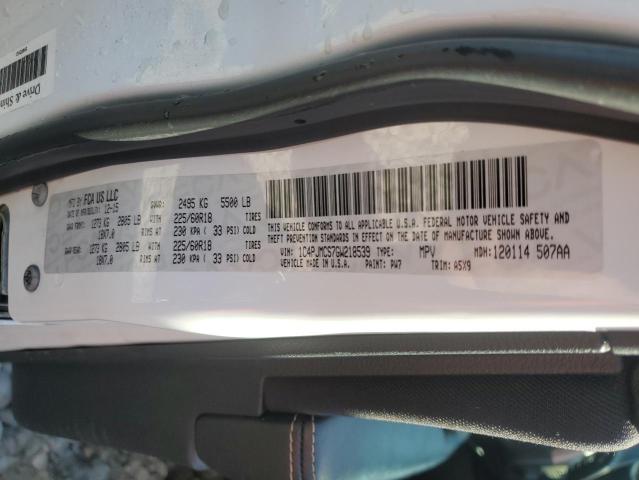 2016 JEEP CHEROKEE L - 1C4PJMCS7GW218539