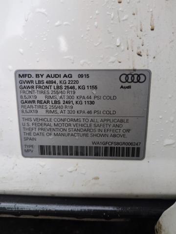2016 AUDI Q3 PRESTIG WA1GFCFS8GR006247